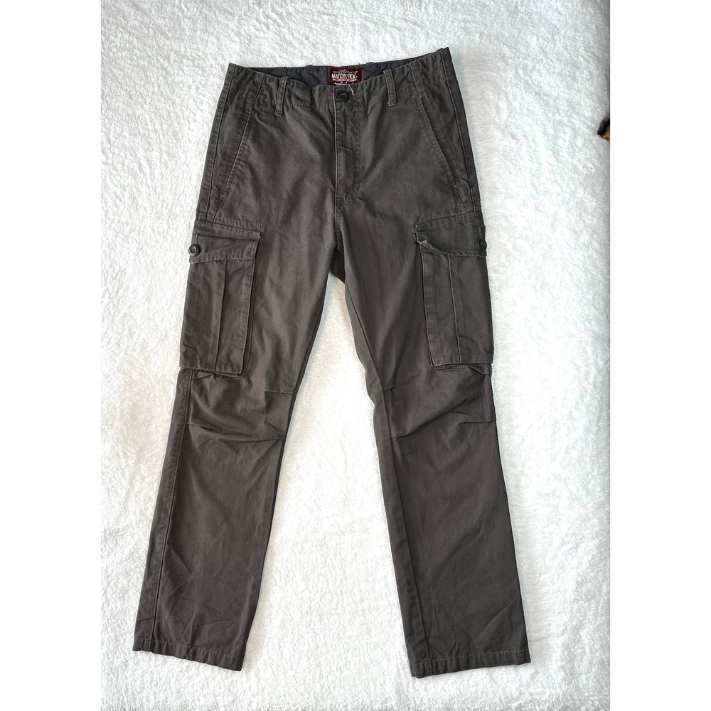 Matchstick Union Workwear Cargo Pants Mens S/29x30 gray utility heavy duty twill